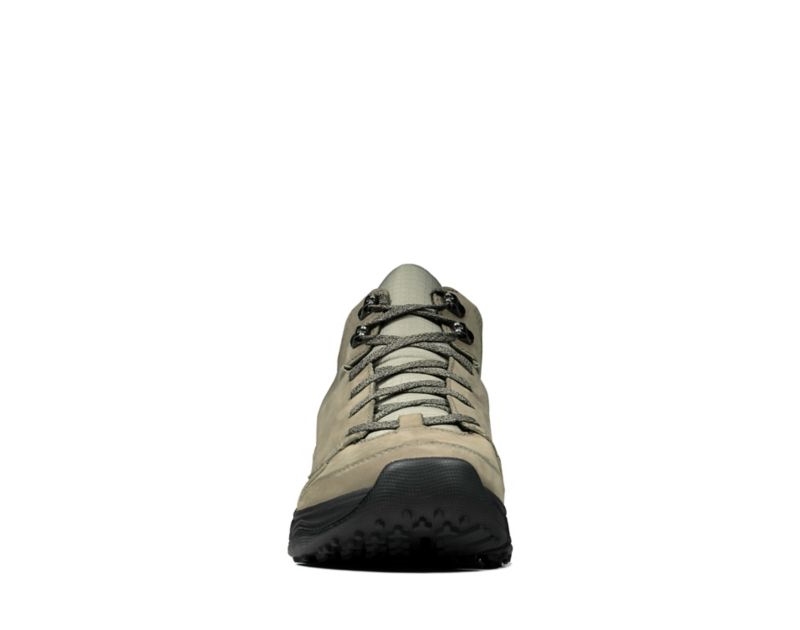 Clarks Tri Path Hike Outdoor Boots Olive Men - India A9P9011-T7