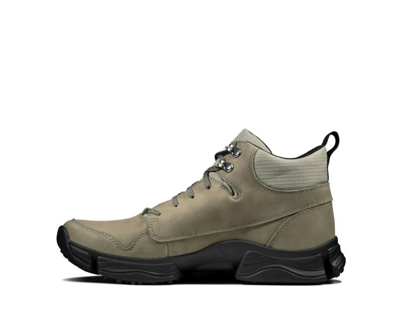 Clarks Tri Path Hike Outdoor Boots Olive Men - India A9P9011-T7
