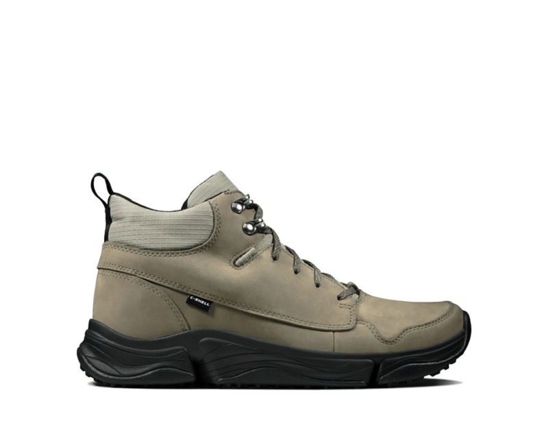 Clarks Tri Path Hike Outdoor Boots Olive Men - India A9P9011-T7