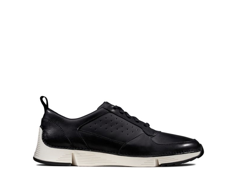 Clarks Tri Sprint Trainers Black Men - India U5W4899-X2
