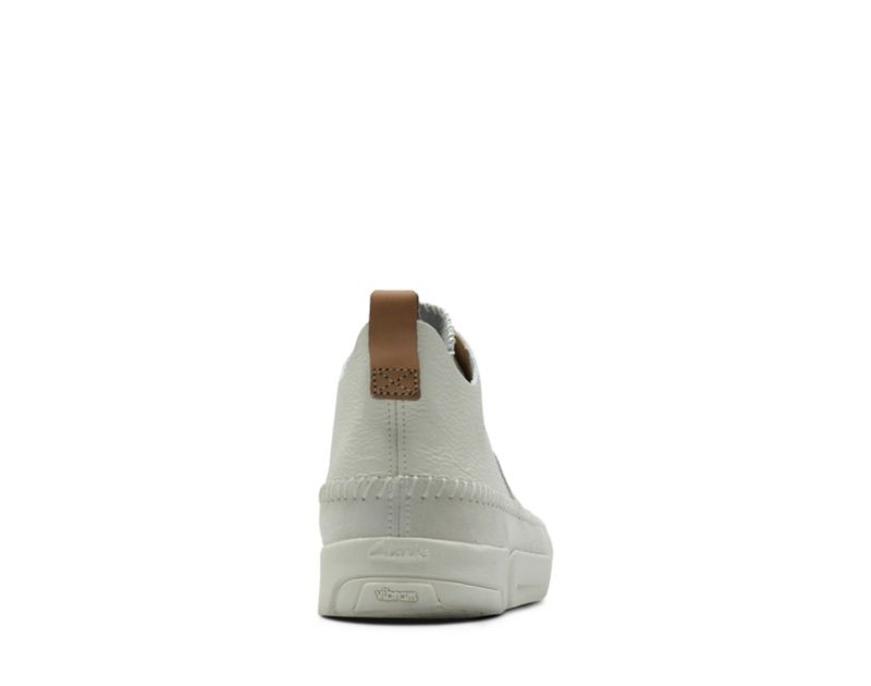 Clarks Trigenic Flex Trainers White Men - India U3G2450-W4
