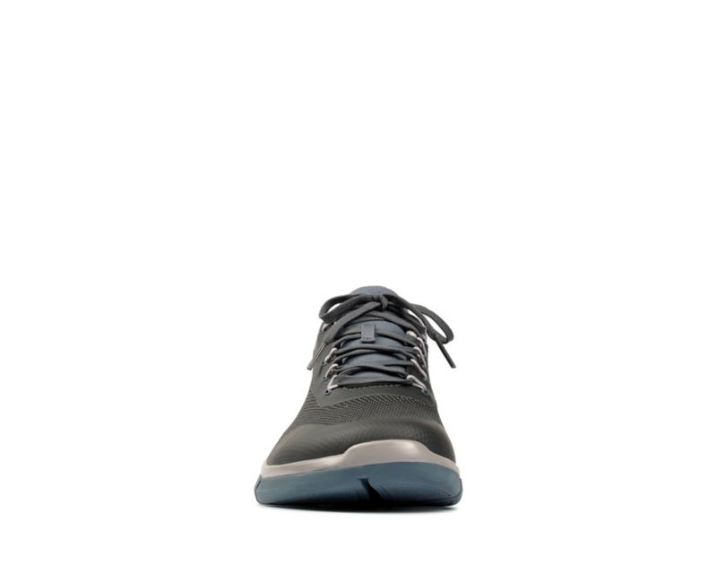Clarks Triken Jump Trainers Blue Men - India O3Y8168-O1