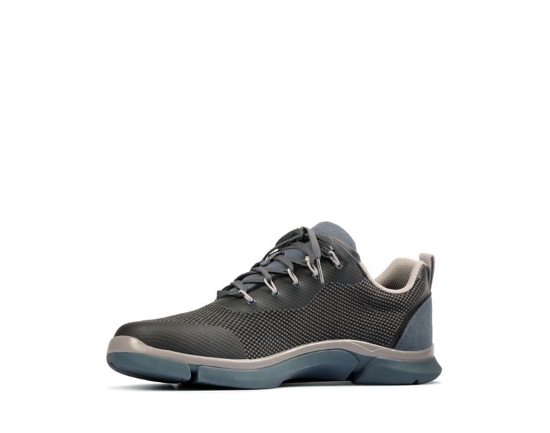 Clarks Triken Jump Trainers Blue Men - India O3Y8168-O1