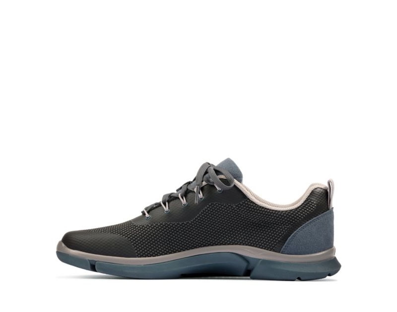 Clarks Triken Jump Trainers Blue Men - India O3Y8168-O1
