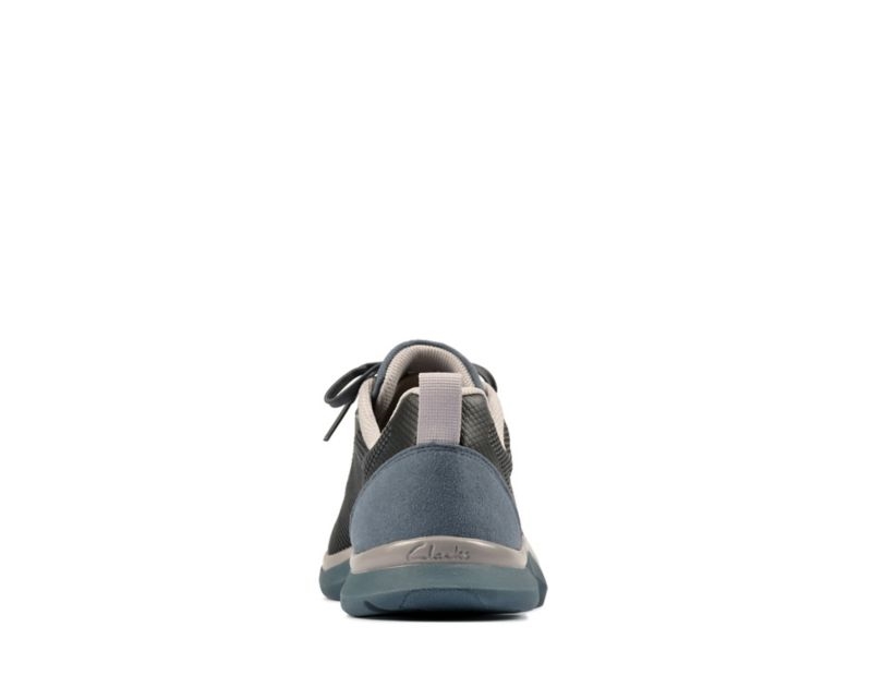 Clarks Triken Jump Trainers Blue Men - India O3Y8168-O1
