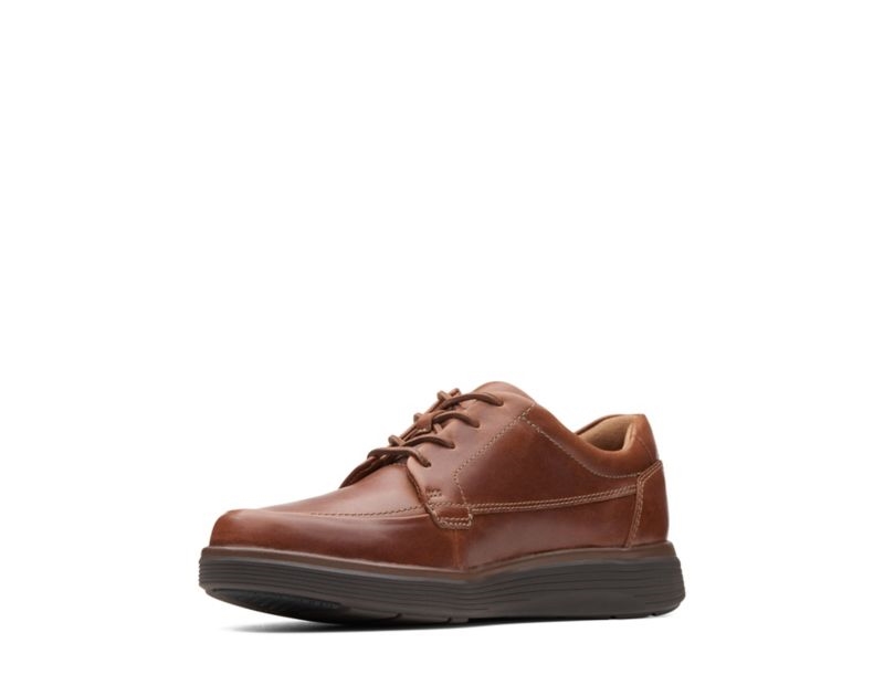 Clarks Un Abode Ease Lace-up Shoes Wide Fit Shoes Dark Brown Men - India A7Z0151-X8
