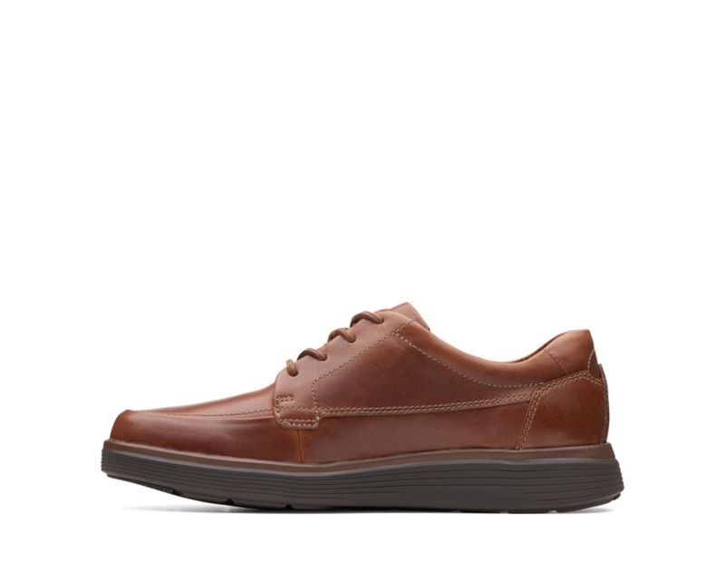 Clarks Un Abode Ease Lace-up Shoes Wide Fit Shoes Dark Brown Men - India A7Z0151-X8