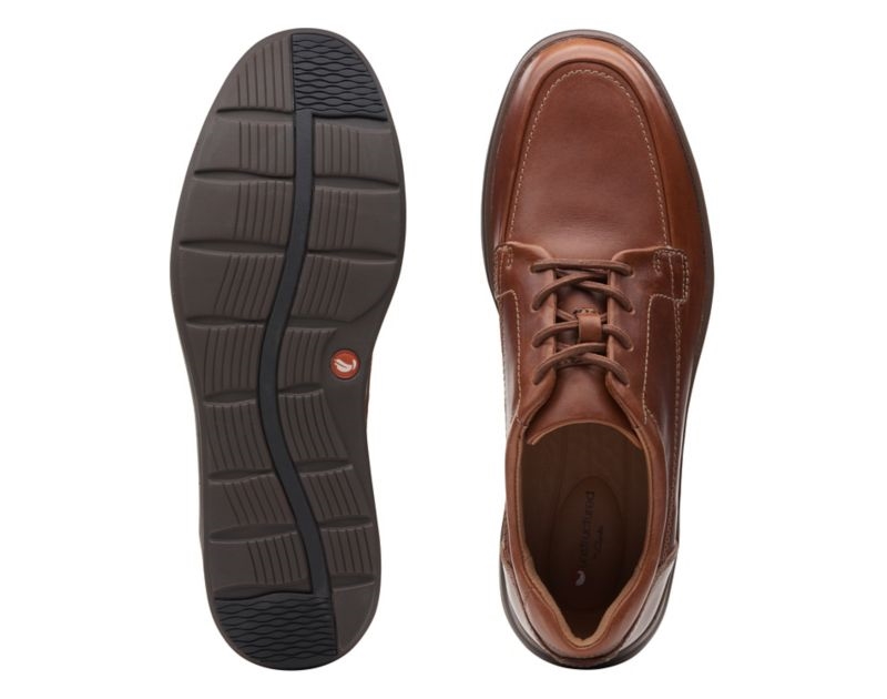Clarks Un Abode Ease Lace-up Shoes Wide Fit Shoes Dark Brown Men - India A7Z0151-X8