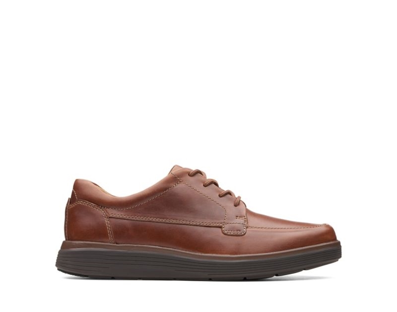 Clarks Un Abode Ease Lace-up Shoes Wide Fit Shoes Dark Brown Men - India A7Z0151-X8