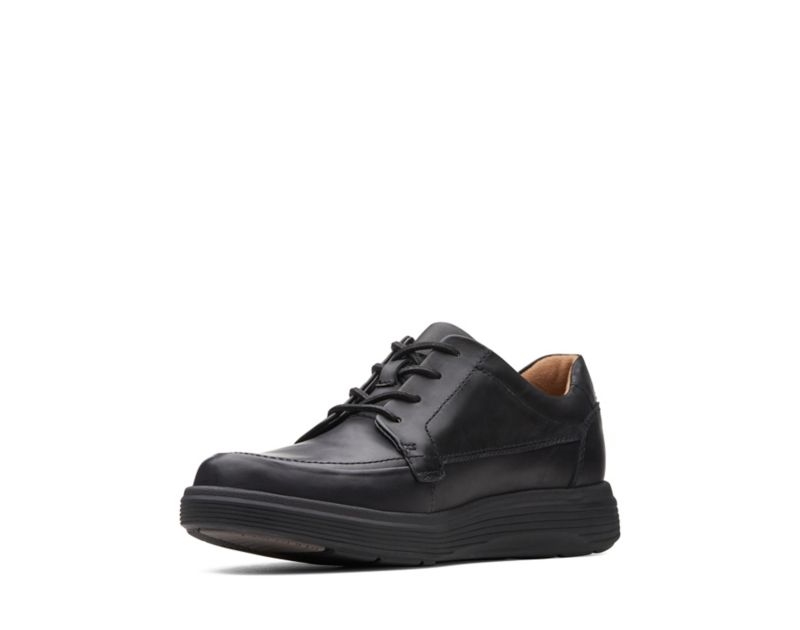 Clarks Un Abode Ease Trainers Wide Fit Shoes Black Men - India F6N8311-U8
