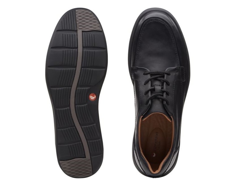 Clarks Un Abode Ease Trainers Wide Fit Shoes Black Men - India F6N8311-U8