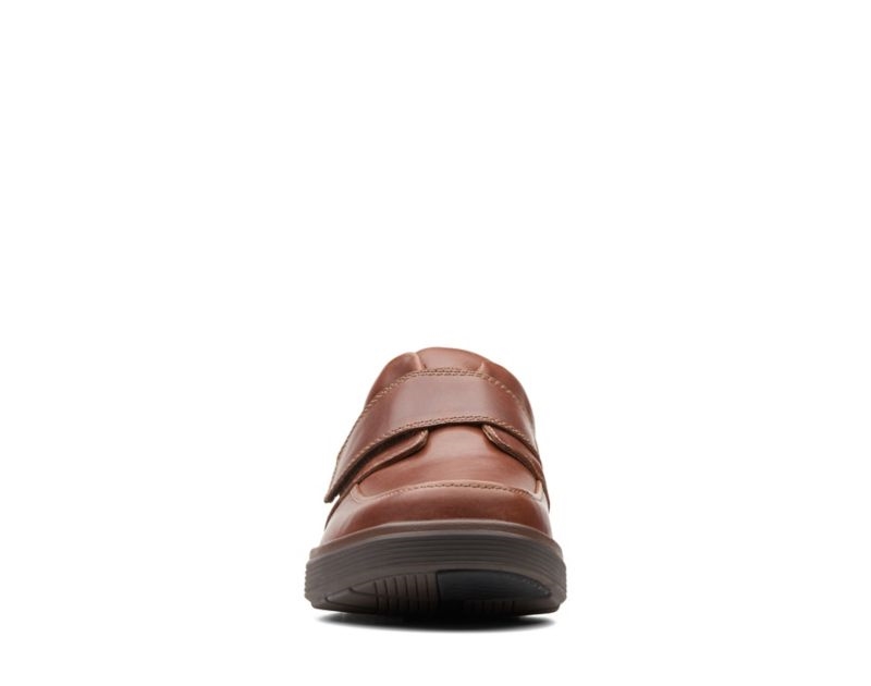 Clarks Un Abode Strap Work Shoes Wide Fit Shoes Dark Brown Men - India N6I5829-O6