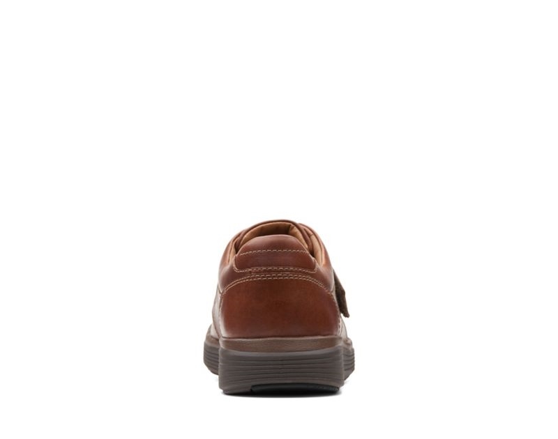 Clarks Un Abode Strap Work Shoes Wide Fit Shoes Dark Brown Men - India N6I5829-O6