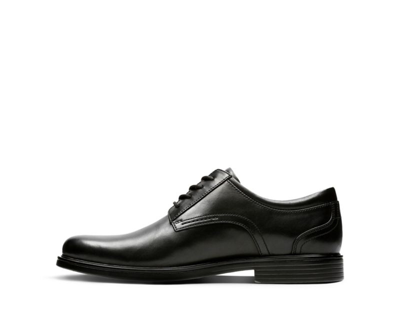 Clarks Un Aldric Lace Brogues Wide Fit Shoes Black Men - India W5R6345-D5
