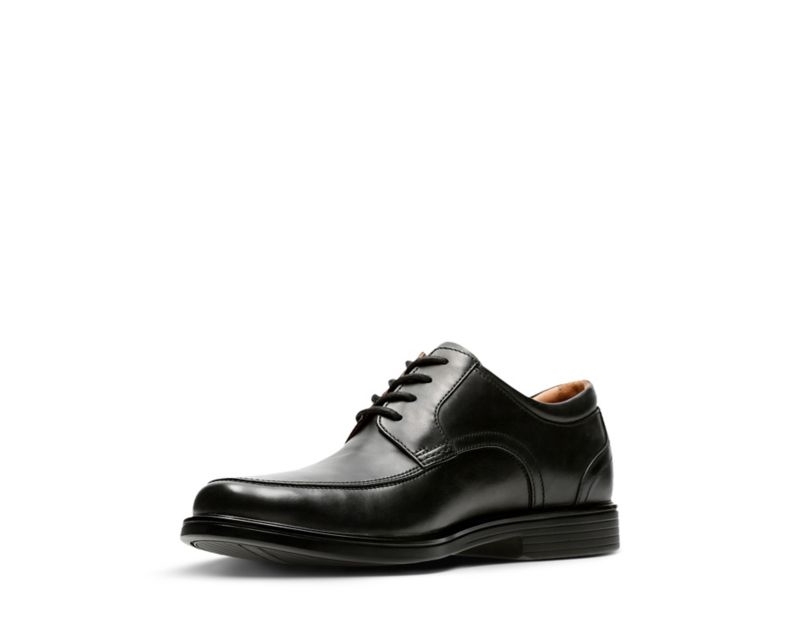 Clarks Un Aldric Park Brogues Black Shoes Black Men - India X3K7720-X9