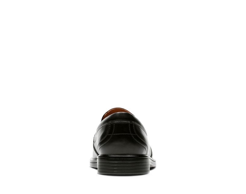Clarks Un Aldric Slip Loafers Black Men - India V6C6286-A2