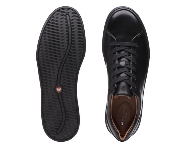 Clarks Un Costa Lace Trainers Black Men - India Q8U1050-O2