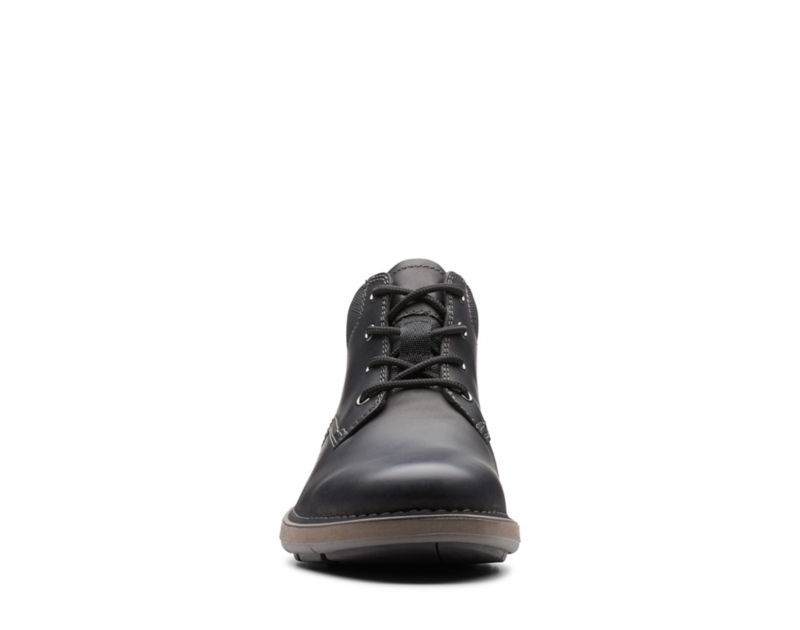 Clarks Un Larvik Top Outdoor Boots Black Men - India N2U7797-T2