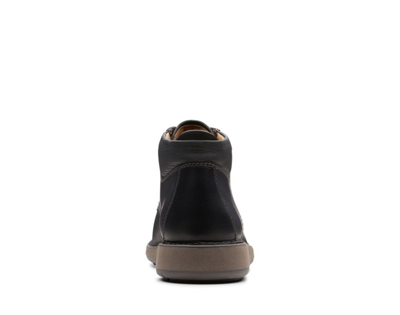 Clarks Un Larvik Top Outdoor Boots Black Men - India N2U7797-T2