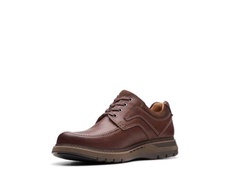 Clarks Un Ramble Lace Lace-up Shoes Wide Fit Shoes Deep Brown Men - India M7Y8250-J2
