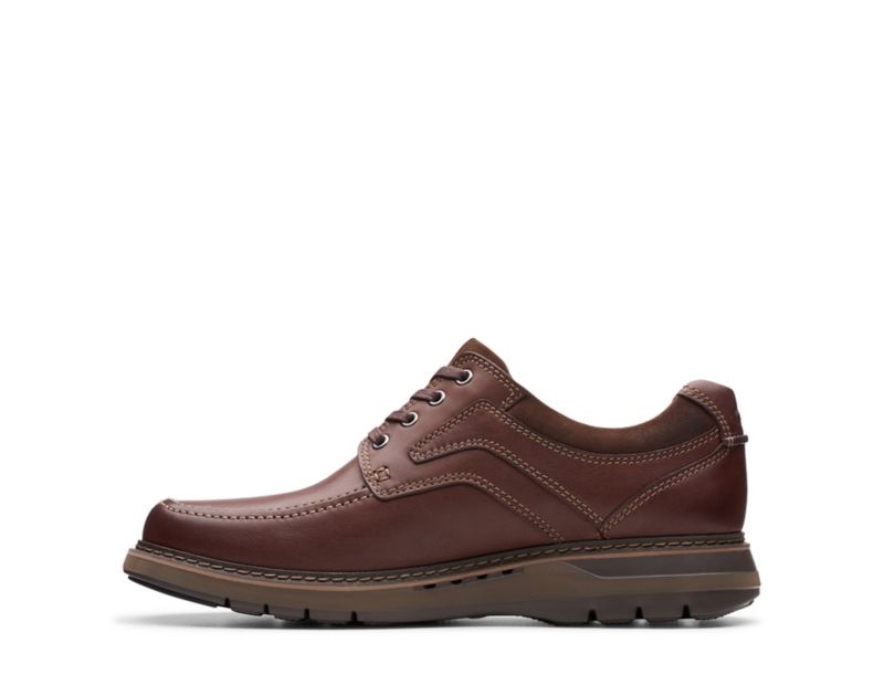 Clarks Un Ramble Lace Lace-up Shoes Wide Fit Shoes Deep Brown Men - India M7Y8250-J2