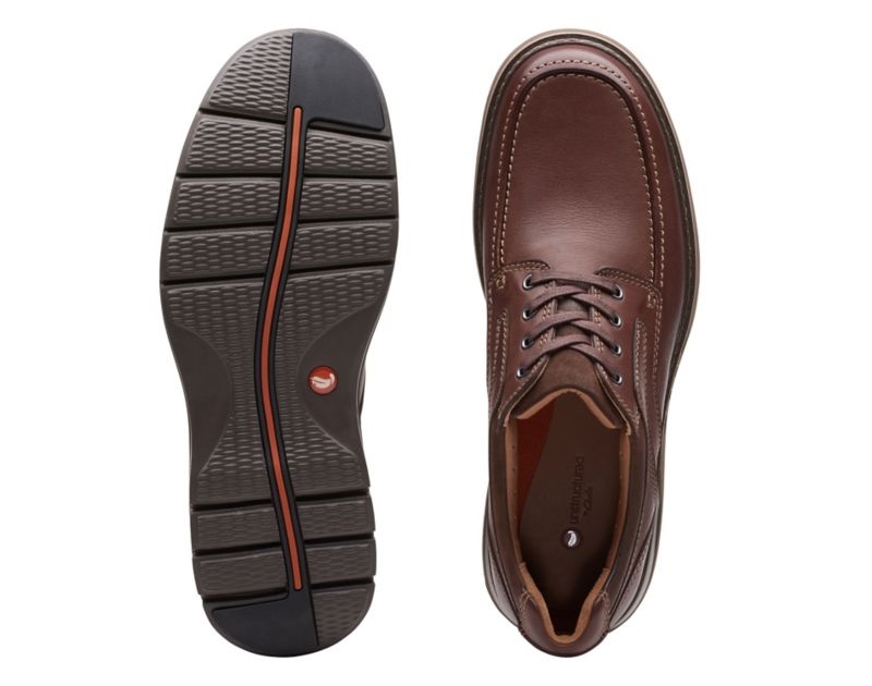 Clarks Un Ramble Lace Lace-up Shoes Wide Fit Shoes Deep Brown Men - India M7Y8250-J2