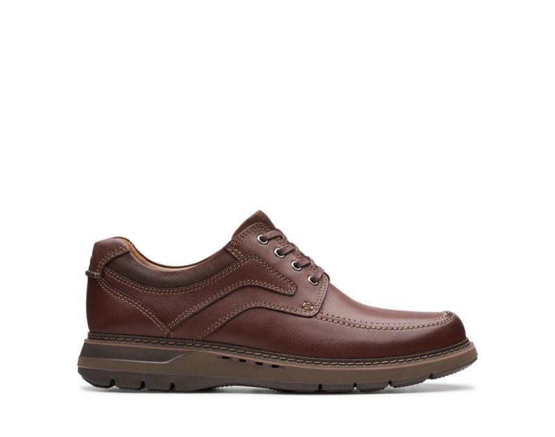 Clarks Un Ramble Lace Lace-up Shoes Wide Fit Shoes Deep Brown Men - India M7Y8250-J2