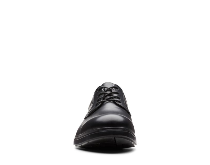 Clarks Un Tailor Go Gore-tex Lace-up Shoes Wide Fit Shoes Black Men - India A5W1159-E5