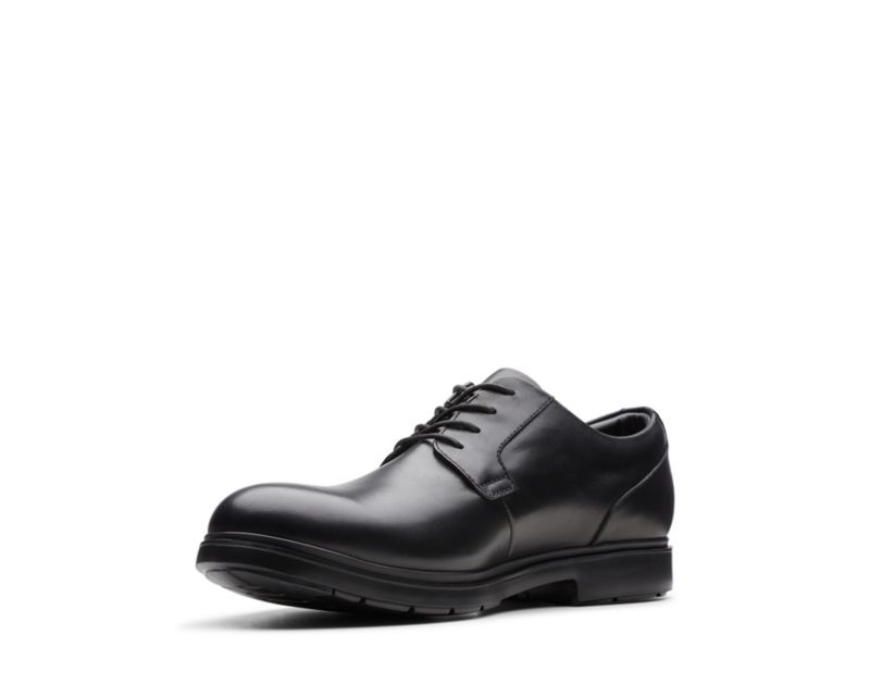 Clarks Un Tailor Go Gore-tex Lace-up Shoes Wide Fit Shoes Black Men - India A5W1159-E5