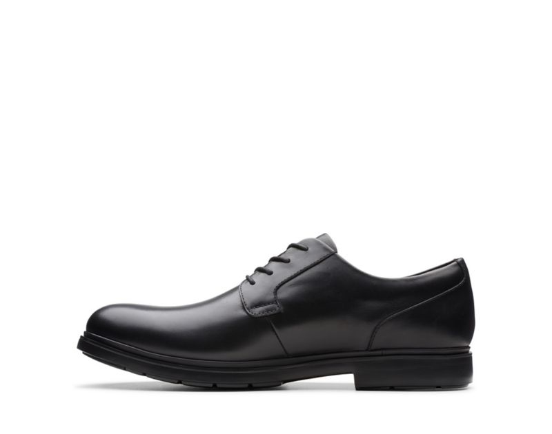 Clarks Un Tailor Go Gore-tex Lace-up Shoes Wide Fit Shoes Black Men - India A5W1159-E5