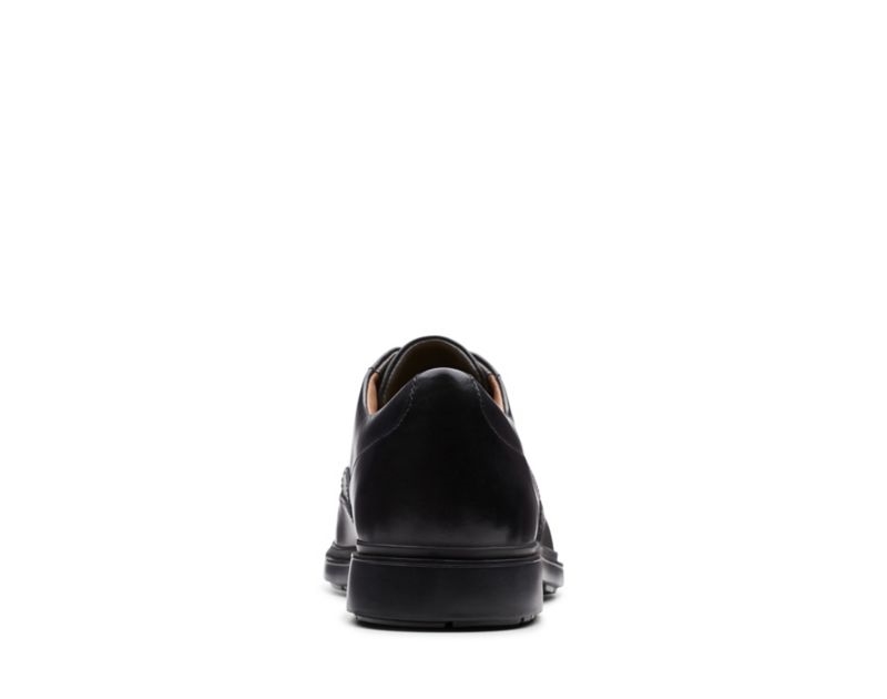 Clarks Un Tailor Wing Brogues Black Shoes Black Men - India B8R0187-O5