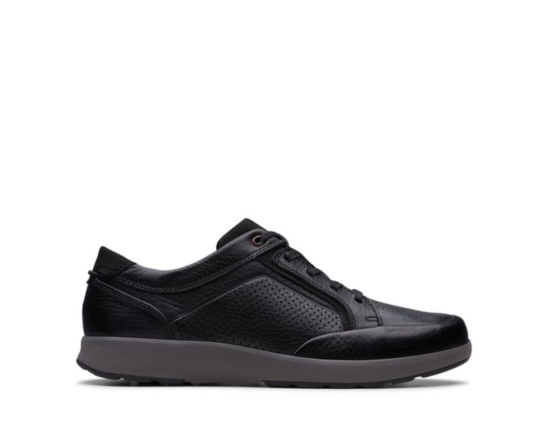 Clarks Un Trail Form Trainers Black Men - India B3R8566-T7