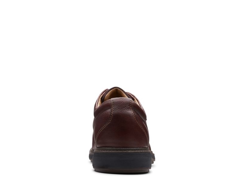 Clarks Un Tread Lo Gore-tex Brogues Black Shoes Dark Brown Men - India X6Y5977-K7