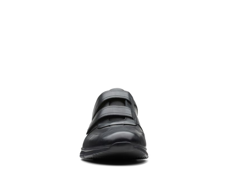 Clarks Un Tynamo Turn Trainers Black Shoes Black Men - India J6K3986-Q5