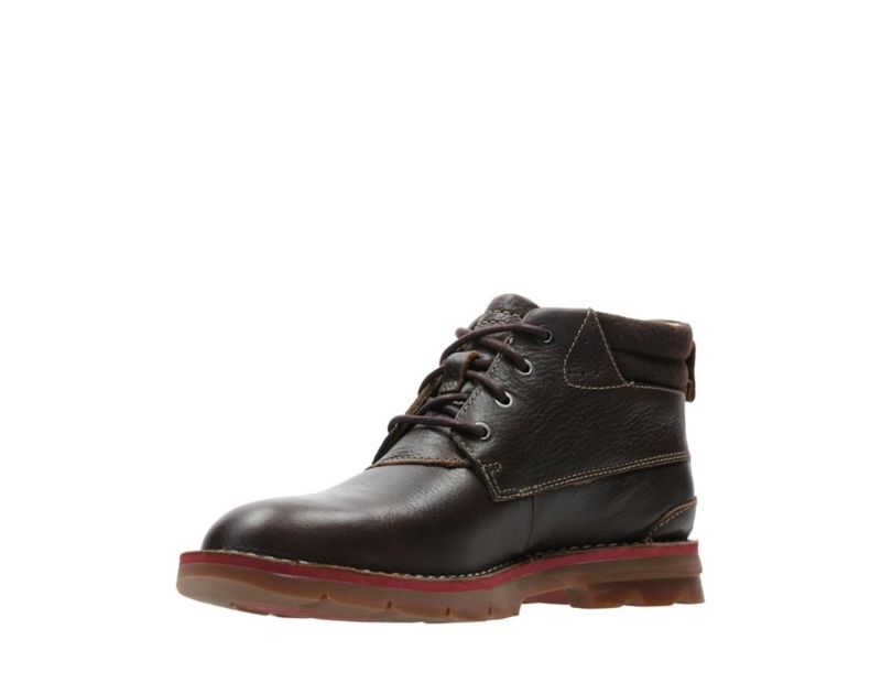 Clarks Varick Heal Ankle Boots Brown Men - India S5Q6618-T2