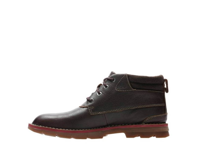 Clarks Varick Heal Ankle Boots Brown Men - India S5Q6618-T2