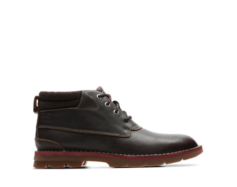 Clarks Varick Heal Ankle Boots Brown Men - India S5Q6618-T2