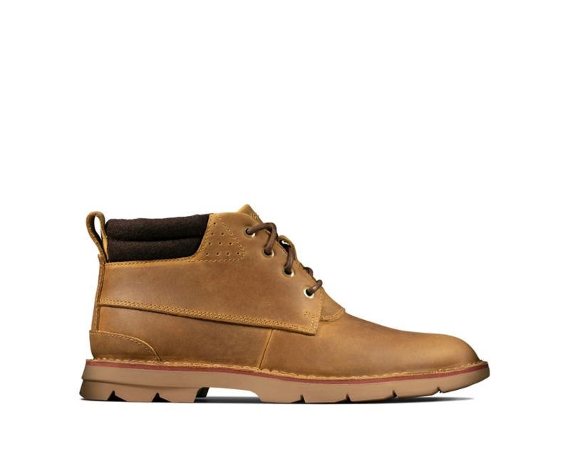 Clarks Varick Heal Boots Ankle Boots Brown Men - India A3L8588-P0