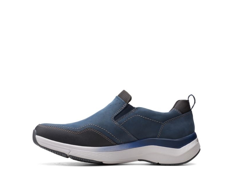 Clarks Wave 2.0 Edge Trainers Navy Men - India Y7L1026-S3