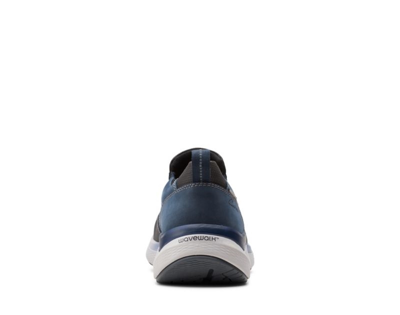 Clarks Wave 2.0 Edge Trainers Navy Men - India Y7L1026-S3