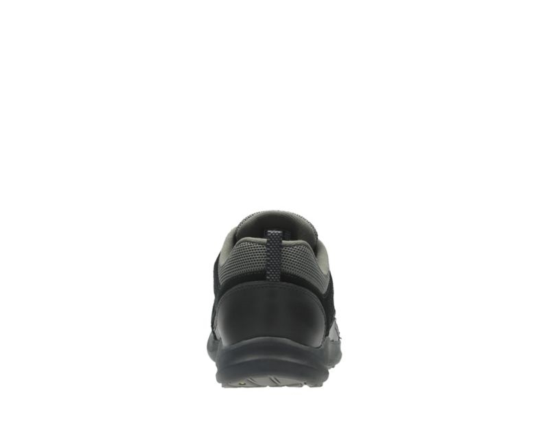 Clarks Wave Vista Trainers Black Shoes Black Men - India T9P4999-V5