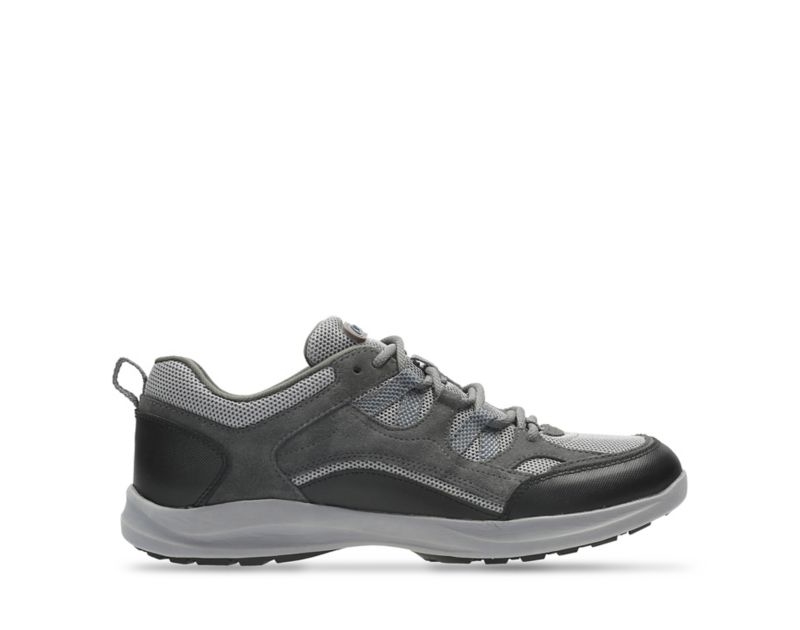 Clarks Wave Vista Trainers Grey Men - India H5Q2808-I0