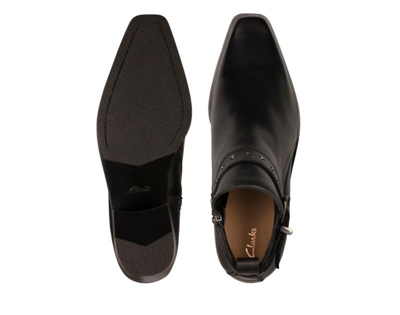 Clarks Alcina Lo Ankle Boots Black Women - India Y7B1370-N6
