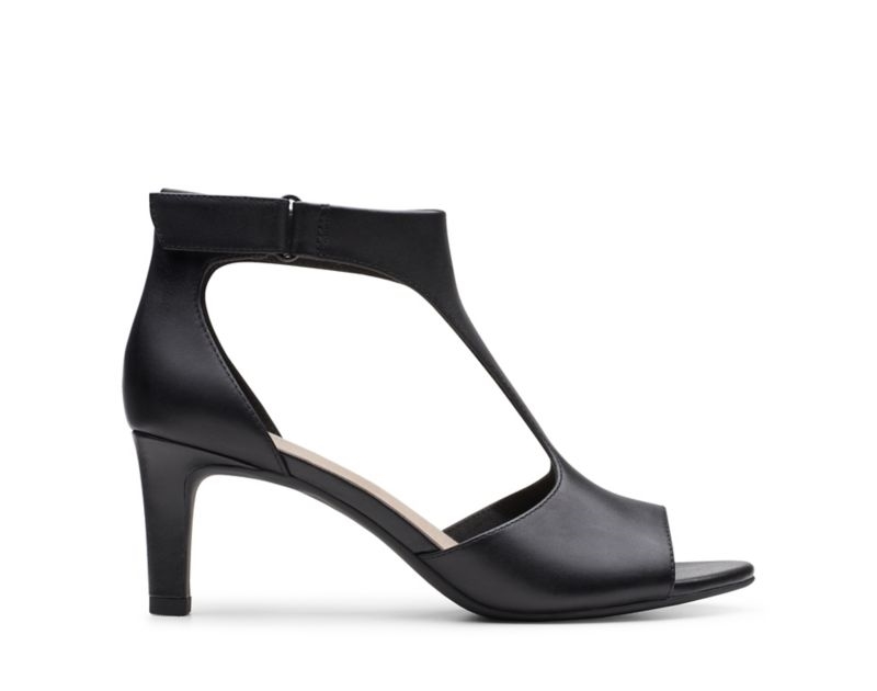 Clarks Alice Flame Sandals Heels Black Women - India F8E6953-F0