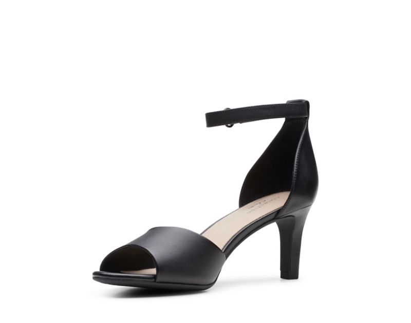 Clarks Alice Greta Sandals Heeled Sandals Black Women - India J1F5994-H2