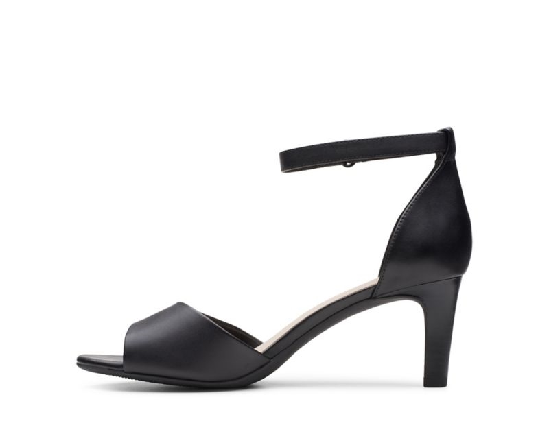 Clarks Alice Greta Sandals Heeled Sandals Black Women - India J1F5994-H2