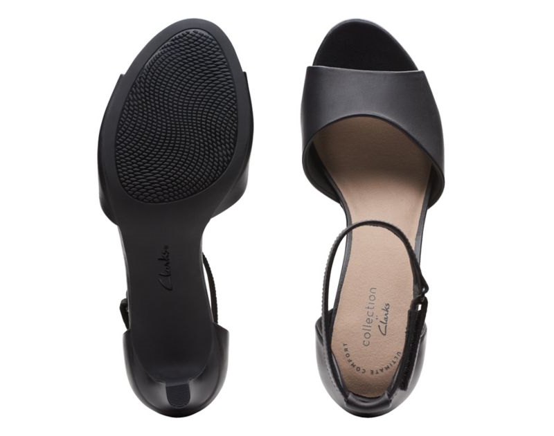 Clarks Alice Greta Sandals Heeled Sandals Black Women - India J1F5994-H2