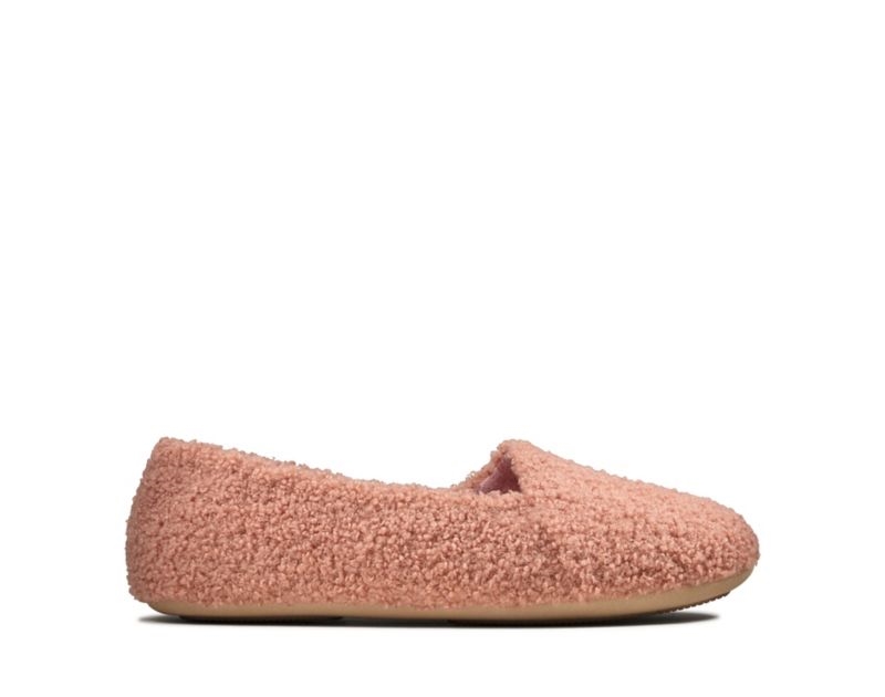Clarks Cozily Snug Slippers Deep Pink Women - India T3V5778-L4