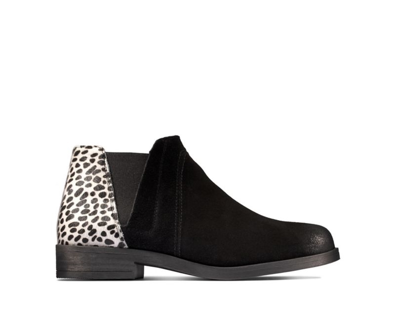 Clarks Demi2 Beat Ankle Boots Black Women - India N0Q1832-G6