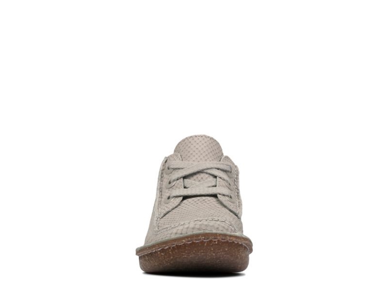 Clarks Funny Dream Flat Shoes Light Grey Women - India O2B3363-F6